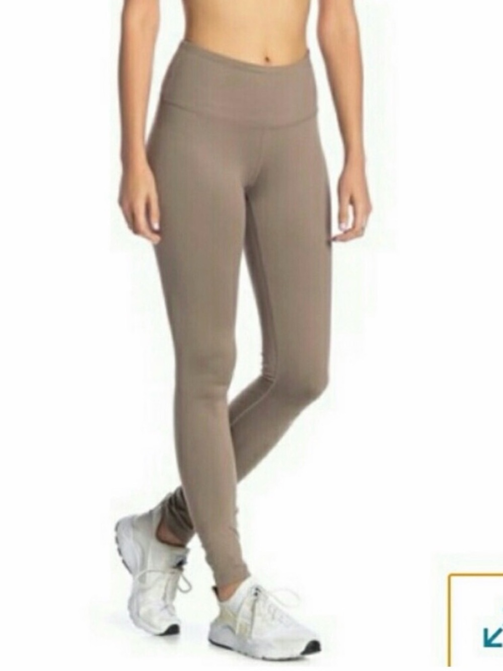 NWT Z by Zella High Waisted Legging in Tan Driftwood S